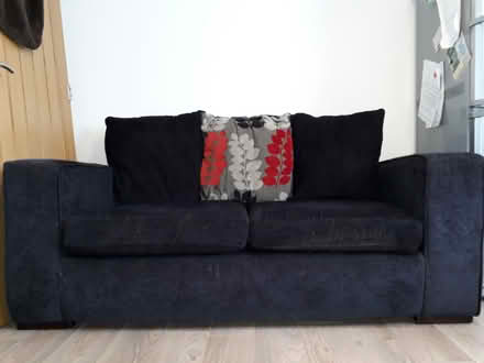 Photo of free Sofa, black fabric (Lincoln. LN6.) #2