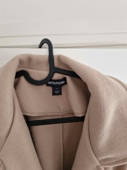 Photo of free PrettyLittleThing camel colour belt tie coat M (St Albans AL4) #2