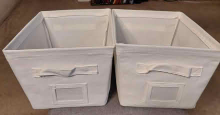 Photo of free 2 storage bins (Hollymead) #1