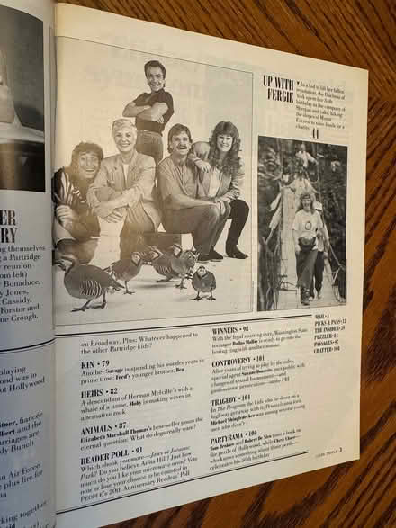 Photo of free People Magazine with David Cassidy (Near Davis Square, Somerville) #2