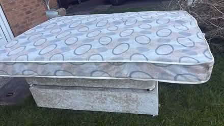 Photo of free Double divan bed base and mattress (Syston LE7) #1