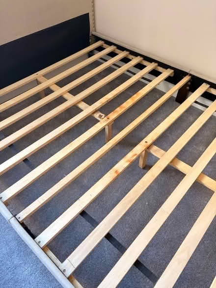 Photo of free Wooden double bed base (Kempston) #3