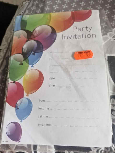 Photo of free Party invitation (Grove Park SE9) #1