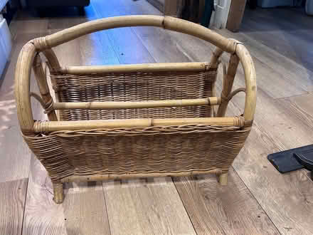 Photo of free Wicker magazine and paper holder (Cork city Centre) #1