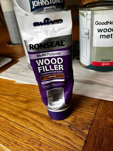 Photo of free Pale green paint, white primer, tube of wood filler (Craigleith EH4) #2