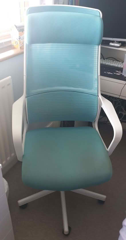 Photo of free Office chair in Teal colour (Hucclecote GL4) #1