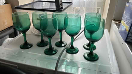 Photo of free Wine glasses (x7) (Bangor LL57) #1