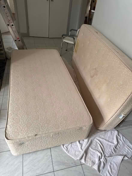 Photo of free Single bed & Mattress (Cheam SM2) #1