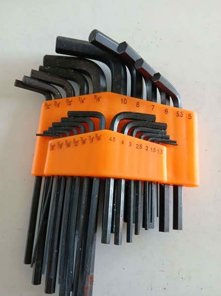 Photo of free Set of Allen Keys (Minster Lovell OX29) #1