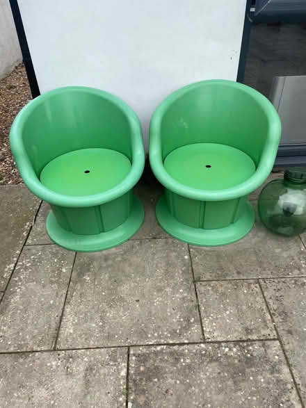 Photo of free Two IKEA Plastic Garden Seats (CT10) #1