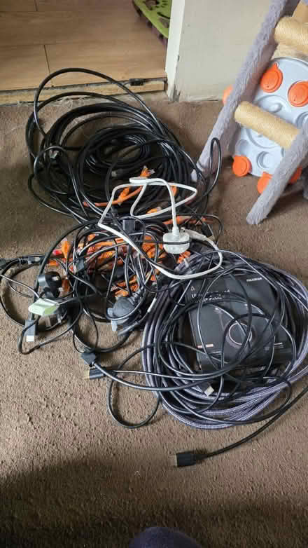 Photo of free Random Bag of Cables (Gosport PO12) #1