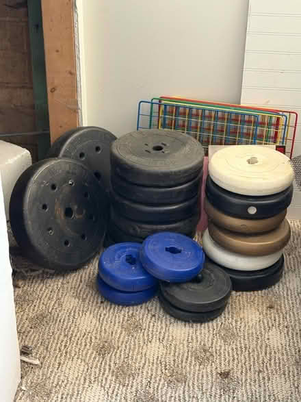 Photo of free SET Weight plates (Near WOW outlets Greensburg) #1