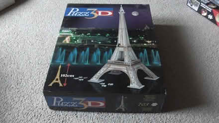 Photo of free Eiffel Tower 3D puzzle (St Albans AL4) #1