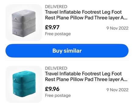 Photo of free 2 inflatable footrests (Morden, SM4) #2