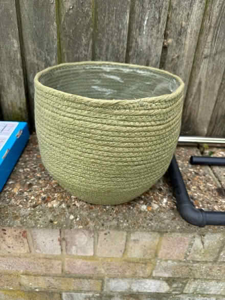 Photo of free Canvas plant pot - large (BR3) #1