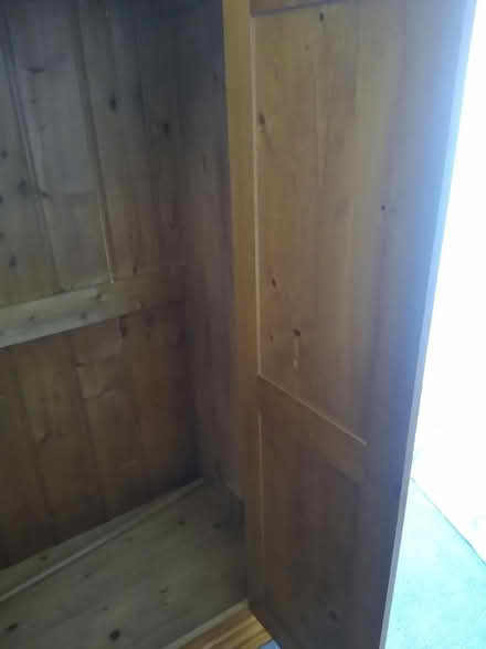 Photo of free Pine wardrobe with drawer (DN11 Harworth) #4