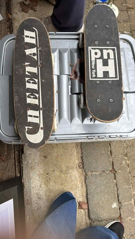 Photo of free Two mini-style skateboards plus top of a large skateboard (Sonning RG4) #2