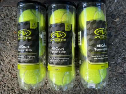 Photo of free Nine new tennis balls (1075 Valencia Avenue) #1