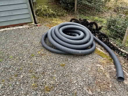 Photo of free Black underground pipe with slits for drainage (Forest Wood LD8) #1