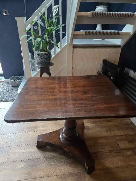 Photo of free Mahogany tilt and turn table (Halton HP22) #1