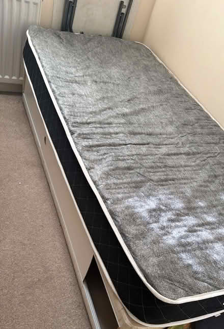 Photo of free Single bed and mattress (Bedford) #2