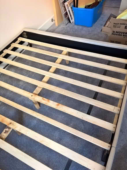 Photo of free Wooden double bed base (Kempston) #2