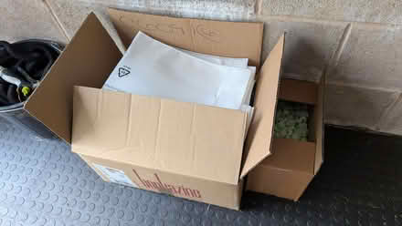 Photo of free Packing material & 3 x cardboard boxes (Applethwaite CA12) #1