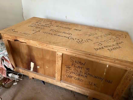 Photo of free Wooden storage crate or transport crate (Eynsham OX29) #1