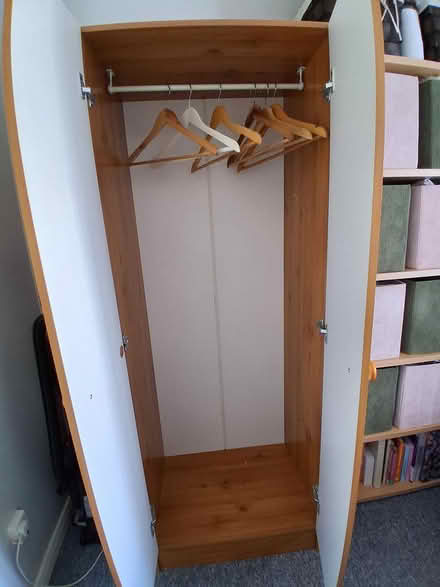 Photo of free Small Double Wardrobe (flat packed) (Chesterfield S40) #3