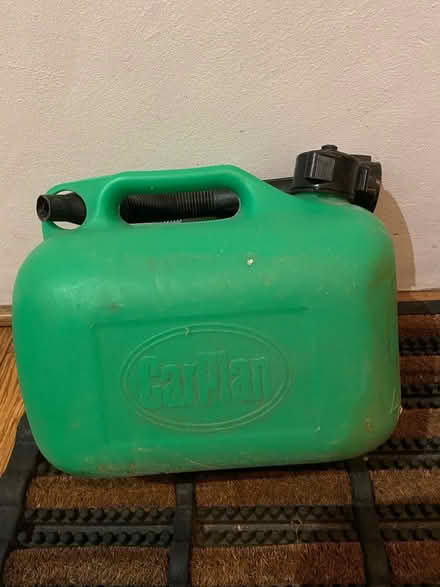 Photo of free Empty Unleaded fuel can and nozzle (St Just TR19) #1