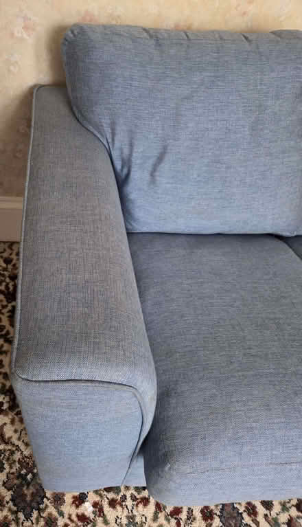 Photo of free Small Blue Sofa (Clevedon BS21) #3