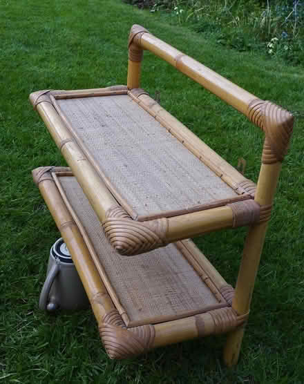 Photo of free Shelf Unit: Bamboo & Cane (Central Crouch End N8) #2