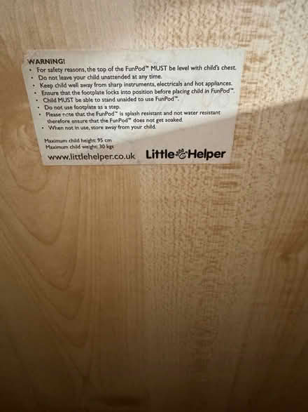 Photo of free Toddler standing tower / kitchen helper (Chigwell IG7) #3