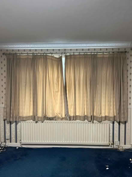 Photo of free Cream coloured curtains (OL2 5DR) #1