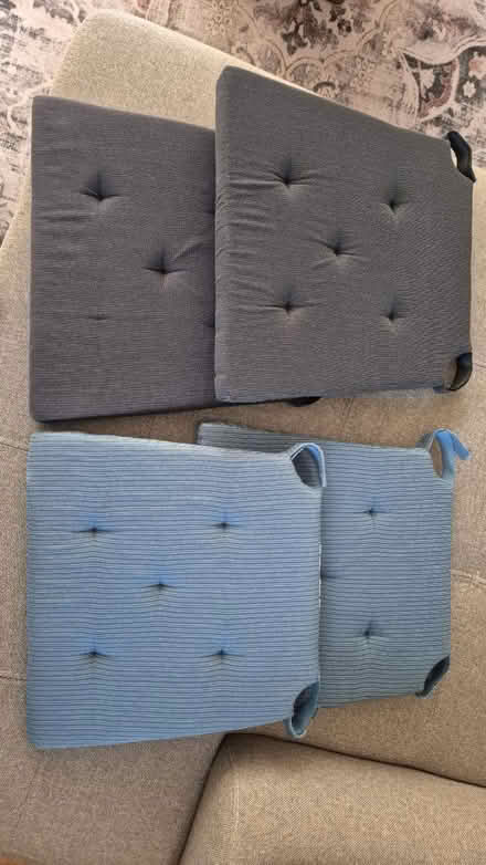 Photo of free 4 chair cushions (SE16) #1