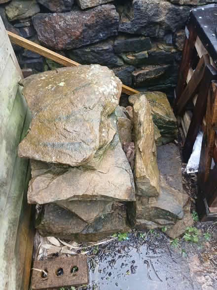 Photo of free Large sandstone stones. Could be used in a rockery. (Glossop SK13) #1