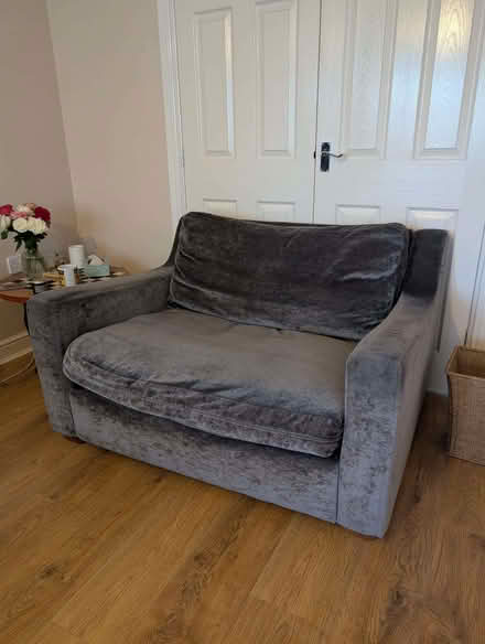 Photo of free Corner Sofa and Snuggler in Slate Grey (Eaton CW12) #3
