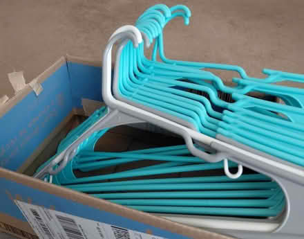 Photo of free 14 Plastic Hangers (Hollymead) #1
