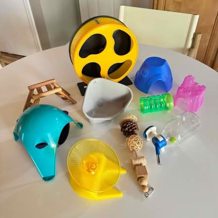 Photo of free Hamster aquarium and toys (Saratoga) #3