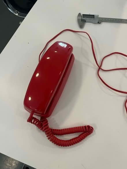 Photo of free Red Landline Phone (e27fa) #2