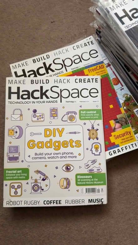 Photo of free HackSpace Magazines (Newtownabbey) #2