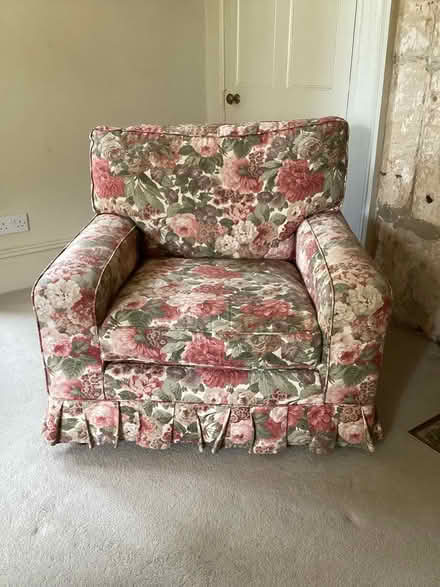 Photo of free Laura Ashley armchair (nr. Northleach, Glos) #1