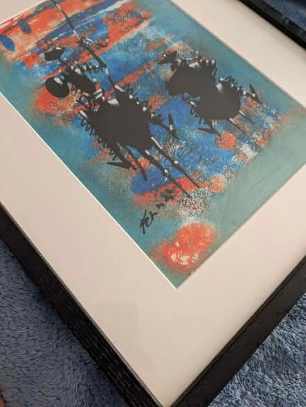 Photo of free Framed Don Quixote painting (El Cerrito) #4