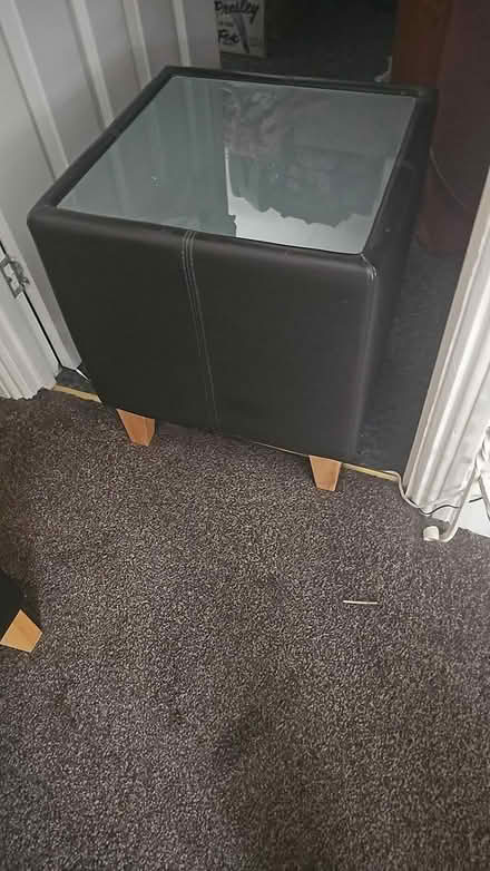 Photo of free Faux leather tables (BN2) #1