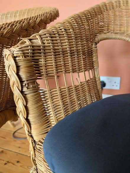 Photo of free Wicker Bucket Chairs (Purley CR2) #2