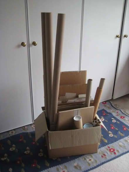 Photo of free Cardboard and cardboard tubes (Harwell OX11) #1