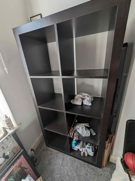 Photo of free Black IKEA Expedit shelving unit (Manchester M19) #1
