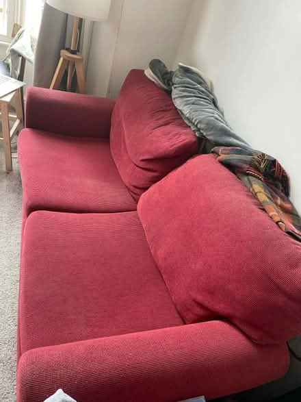 Photo of free Red sofa bed (SE19) #2