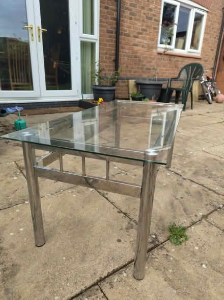 Photo of free Small glass table + removable top (Leicester LE5) #2