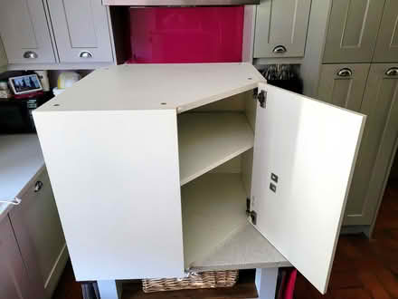 Photo of free Ikea Veddinge corner cupboard (Ludlow, by the Linney) #1